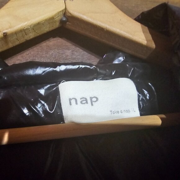 purple Nap down coat L - Picture 4 of 4